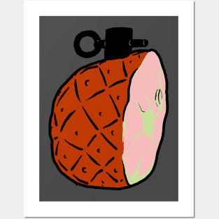 Ham Grenade Posters and Art